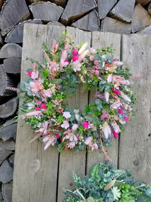 Veniec na dvere "Pink"